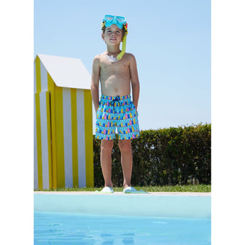 Marie Raxevsky Bottle Pop Boys Swim Shorts | Kids - My Little Thieves