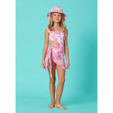 Marie Raxevsky Jungle Pink Girls Mini Pareo | Kids Beach - My Little Thieves