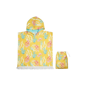 Marie Raxevsky Sunset Reef Hooded Terry Poncho | Kids - My Little Thieves