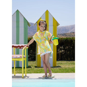 Marie Raxevsky Sunset Reef Hooded Terry Poncho | Kids - My Little Thieves