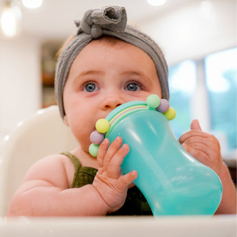 Melii Abacus Eco Friendly Straw Sippy Cup For Kids | Learning Cup With Beads - My Little Thieves