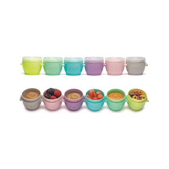 Melii Eco Friendly Baby Food Storage Pods Snap & Go | Leakproof Portions - My Little Thieves