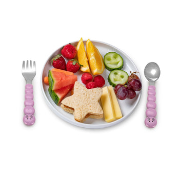 Melii Eco Friendly Kids Utensil Set 6 Piece | Bpa Free Self Feeding Gift 12 M+ - My Little Thieves