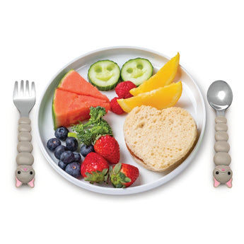 Melii Kids Spoons & Forks Set 4 Piece | Eco Friendly Self Feeding Cutlery - My Little Thieves