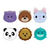 Melii Reusable Snack Bags 6 Pack Animals Design | Zip Closure Eco Friendly - My Little Thieves