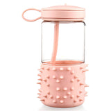 Melii Spikey Kids Water Bottle | Sensory Fidget Sleeve Straw Bottle - My Little Thieves