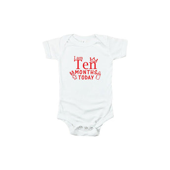 Milestone Multi colour Printed Baby Romper - Pack of 12 - My Little Thieves