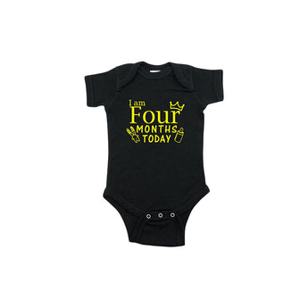 Milestone Multi colour Printed Baby Romper - Pack of 12 - My Little Thieves