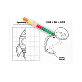 Mini Traveler Coloring & Activity Kit - Dinosaurs in Space - My Little Thieves