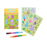 Mini Traveler Coloring & Activity Kit - Jungle Friends - My Little Thieves
