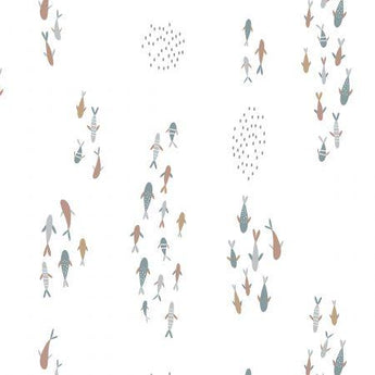 Muslin Change Pad Cover - Fish - My Little Thieves