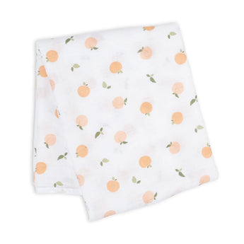 Muslin Swaddle - Peaches - My Little Thieves