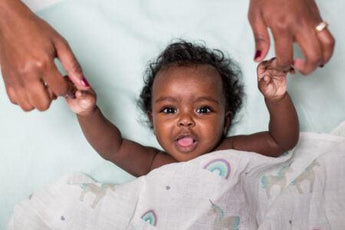 Muslin Swaddle - Rainbows & Unicorns - My Little Thieves