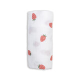 Muslin Swaddle - Strawberries - My Little Thieves