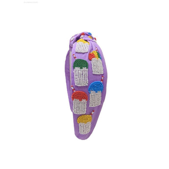 My Little Thieves Beaded Popsicle Headband Lilac | Kids - My Little Thieves