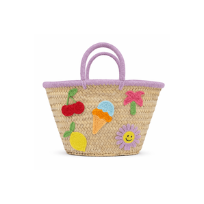 My Little Thieves Kids Beach Bag Fruit Gelato Garden Lavender - My Little Thieves