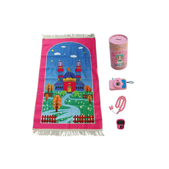 My Little Thieves Kids Prayer Mat Gift Set | First Salah Sejadah - My Little Thieves
