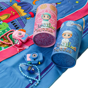 My Little Thieves Kids Prayer Mat Gift Set | First Salah Sejadah - My Little Thieves