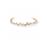 My Little Thieves Pearl Leaf Tiara Headband Gold | Kids Princess - My Little Thieves