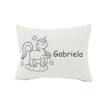 My Little Thieves Personalized Canvas Unicorn Diy Pillow - My Little Thieves