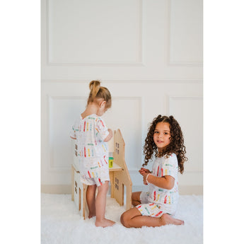 Nohm Alwan Short Sleeve Pyjama | Kids Colourful Sleepwear - My Little Thieves