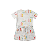 Nohm Alwan Short Sleeve Pyjama | Kids Colourful Sleepwear - My Little Thieves