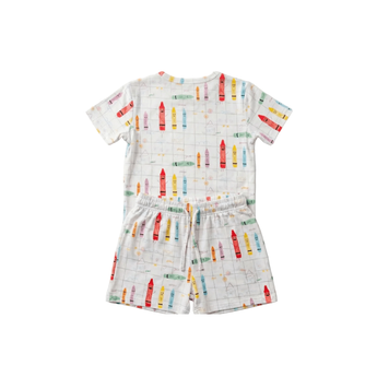 Nohm Alwan Short Sleeve Pyjama | Kids Colourful Sleepwear - My Little Thieves