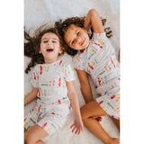 Nohm Alwan Short Sleeve Pyjama | Kids Colourful Sleepwear - My Little Thieves