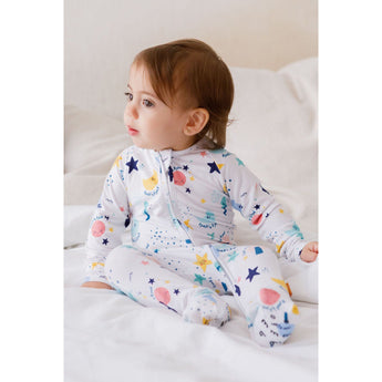 Nohm Amara Smart Baby Pyjama | Moon & Stars Lullaby Inspired Design - My Little Thieves