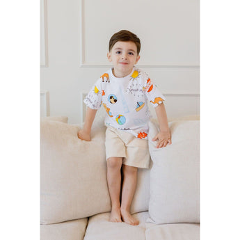 Nohm Heritage Style Kids T Shirt | Soft Cotton Casual Wear - My Little Thieves