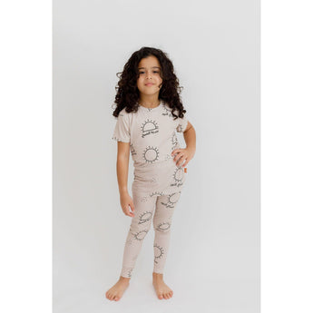 Nohm Sobh Short Sleeve Kids Bamboo Pyjama | Comfortable Sleepwear - My Little Thieves