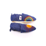 Non - Slip Morgedan’s Moccasins for Toddlers - Denim - My Little Thieves