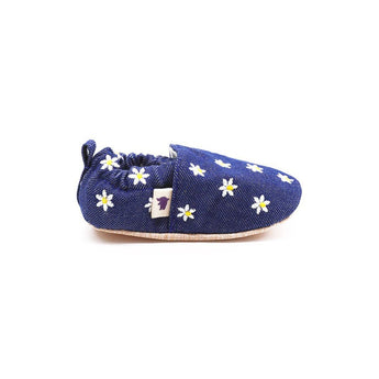 Non - Slip Morgedan’s Moccasins for Toddlers - Denim - My Little Thieves