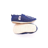 Non - Slip Morgedan’s Moccasins for Toddlers - Denim - My Little Thieves