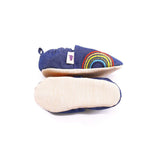 Non - Slip Morgedan’s Moccasins for Toddlers - Denim - My Little Thieves