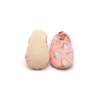 Non - Slip Morgedan’s Moccasins for Toddlers - Watermelon - My Little Thieves