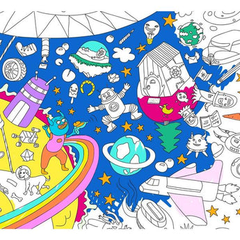 Omy Eco Friendly Kids' Colouring Posters | Fun Animal & Jungle Designs - My Little Thieves