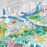 Omy Eco Friendly Kids' Colouring Posters | Fun Animal & Jungle Designs - My Little Thieves