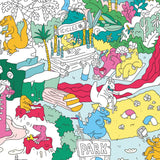 Omy Eco Friendly Kids' Colouring Posters | Fun Animal & Jungle Designs - My Little Thieves
