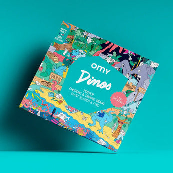 Omy Eco Friendly Kids' Colouring Posters | Fun Animal & Jungle Designs - My Little Thieves