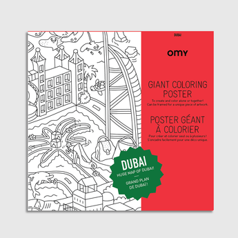 Omy Eco Friendly Kids' Colouring Posters | Fun Animal & Jungle Designs - My Little Thieves
