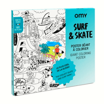 Omy Eco Friendly Kids' Colouring Posters | Fun Animal & Jungle Designs - My Little Thieves