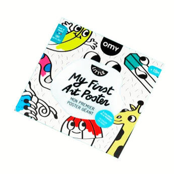 Omy Eco Friendly Kids' Colouring Posters | Fun Animal & Jungle Designs - My Little Thieves