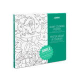Omy Eco Friendly Kids' Colouring Posters | Fun Animal & Jungle Designs - My Little Thieves