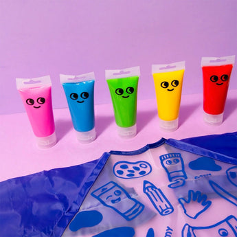 OMY Little Finger Paint Box – Mess - Free, Water - Based Paint for Kids - My Little Thieves