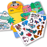 Omy Mini Coloring Kit For Kids | Eco Friendly Handmade Creative Gift - My Little Thieves