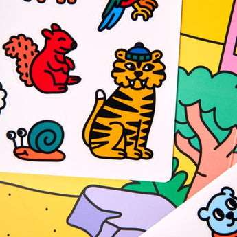 Omy Mini Coloring Kit For Kids | Eco Friendly Handmade Creative Gift - My Little Thieves