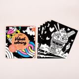 Omy Velvet Colouring Set | Kawaii Themed Creative Art For Kids - My Little Thieves