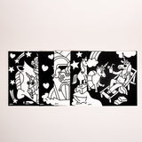 Omy Velvet Colouring Set | Kawaii Themed Creative Art For Kids - My Little Thieves