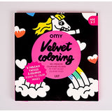 Omy Velvet Colouring Set | Kawaii Themed Creative Art For Kids - My Little Thieves